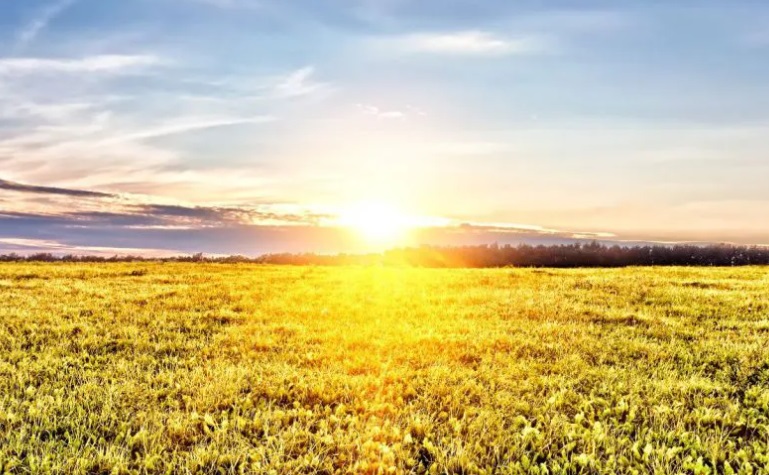 amanecer rural